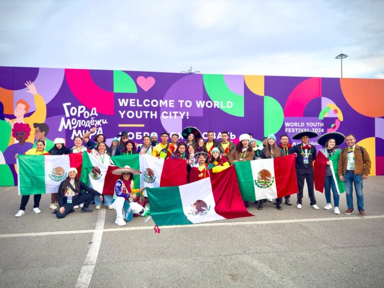 Delegación mexicana participa en Festival Mundial de la Juventud