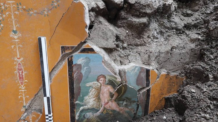 Frescos excelentemente conservados fueron encontrados en Pompeya