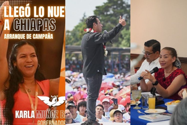 En Chiapas arrancan campañas a la gubernatura con diferentes estrategias