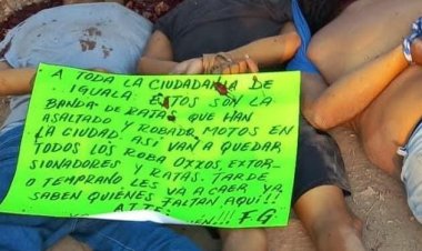 Encuentran tres cuerpos sin vida con señales de tortura en Iguala, Guerrero