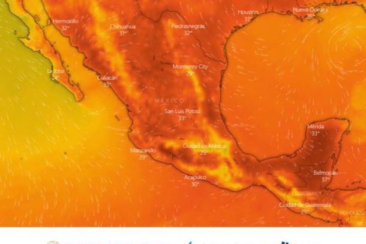 Continua ola de calor en diversos estados de la República