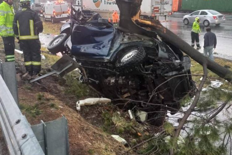 Policías fallecen en accidente automovilístico en Polotitlán