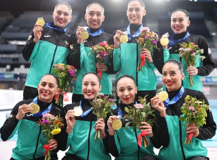 México es campeón en Copa del Mundo de natación artística