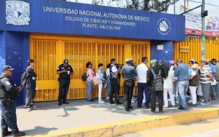 Liberaron a los nueve detenidos tras disturbios en el CCH de Naucalpan