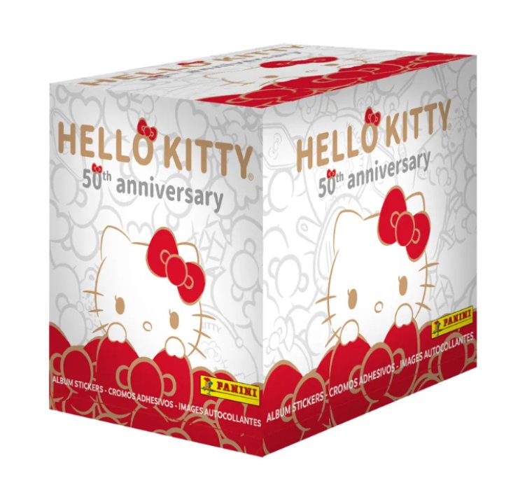 Panini presentó un nuevo álbum de figurillas de Hello Kitty en su 50 aniversario