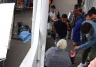 Hallan hombre muerto entre puestos de comida afuera del Metro Acatitla