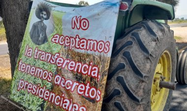 Con caravana, campesinos del Valle del Mezquital demandan reparto justo de las aguas negras