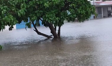 Lluvia torrencial causa inundaciones en Tizimín en el estado de Yucatán