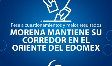 Infografía: Pese a cuestionamientos y malos resultados Morena mantiene su corredor en el oriente del Edomex