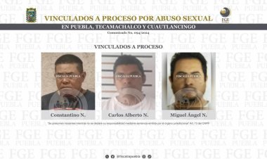 Vinculados a proceso por abuso sexual en Puebla, Tecamachalco y Cuautlancingo