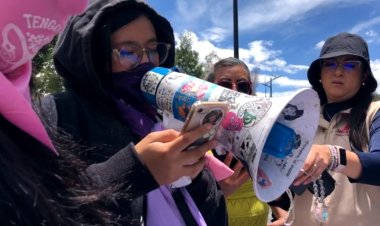 Colectivos se manifiestan por recientes feminicidios en el Valle de Toluca