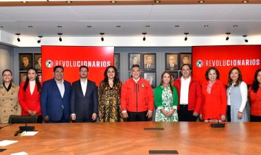 Alito Moreno se reúne con “diezmada” bancada de legisladores electos de Edomex