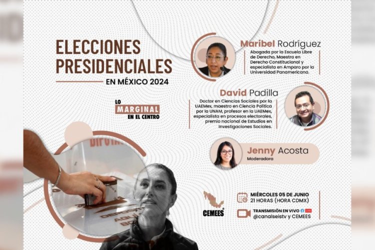 Expertos hablarán sobre las elecciones presidenciales en México de este 2024