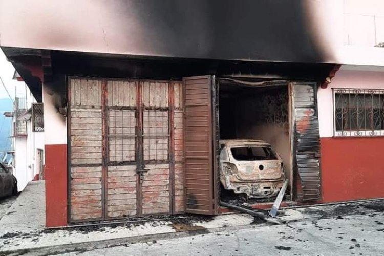 Balas y fuego del narco hacen arder a Tila en Chiapas
