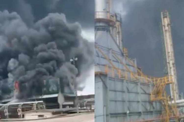 Se registra explosión e incendio en instalaciones de Pemex en Chiapas