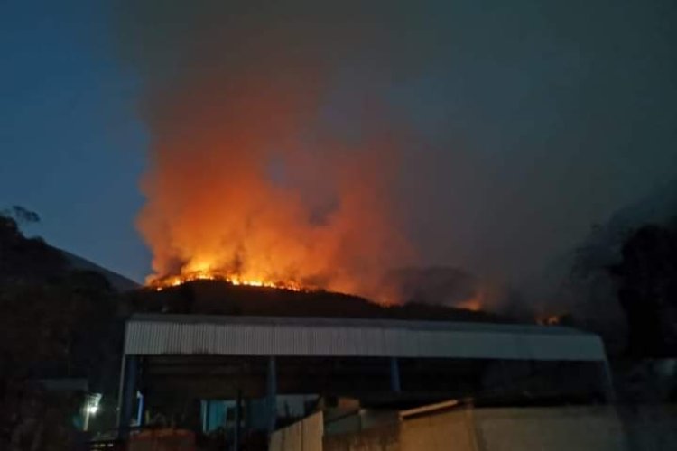 Incendio consume mil hectáreas de San José Tenango