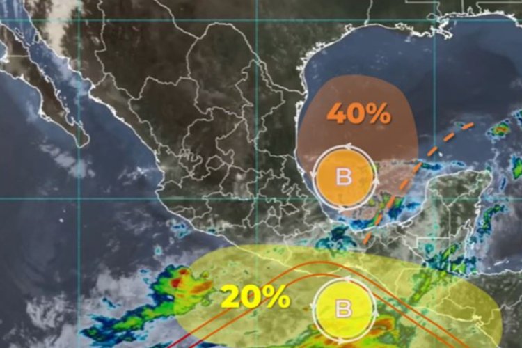 Aumenta posibilidad de ciclón tropical en el Golfo de México