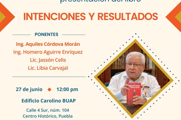 Aquiles Córdova presentará su nuevo libro, 