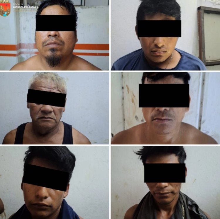 Seis sujetos fueron detenidos por homicidio de dos personas en Tila, Chiapas