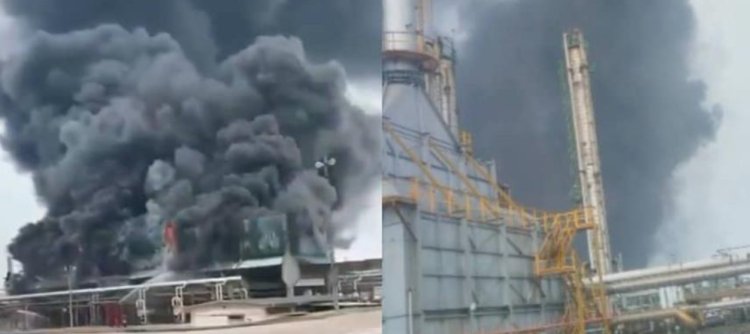 Se registra explosión e incendio en instalaciones de Pemex en Chiapas