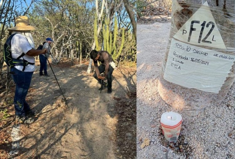 Se identifican seis de los 18 cuerpos localizados en las fosas clandestinas en El Cajoncito