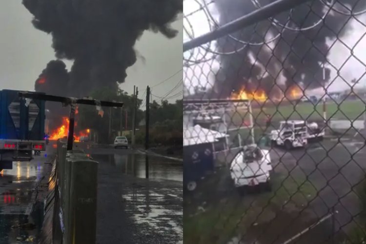 Se registró incendio cerca del Aeropuerto Benito Juárez; varias casas fueron consumidas