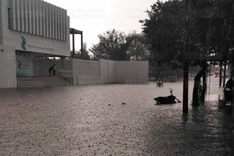 Se inunda Pabellón de Arteaga en Aguascalientes