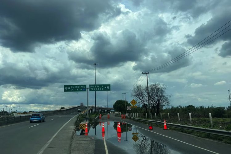 Reabren Circuito Exterior Mexiquense luego de dos días tras afectaciones por lluvias