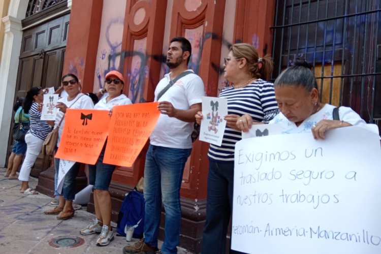 Piden maestros de Colima mayor seguridad en la carretera Colima-Manzanillo