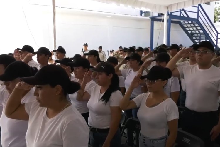 Entregan motopatrullas e inauguran cursos de capacitación para la Guardia Civil de Tecámac
