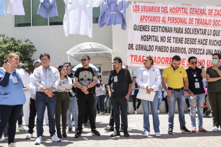 450 médicos y enfermeras contratados por Covid esperan ser basificados en Zacatecas