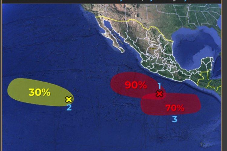 Reportan alta probabilidad de que se forme nuevo ciclón tropical en próximos días