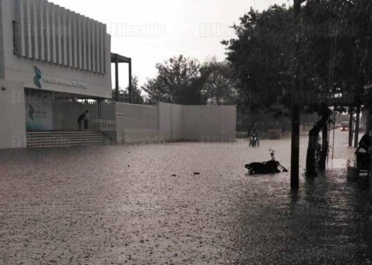 Se inunda Pabellón de Arteaga en Aguascalientes