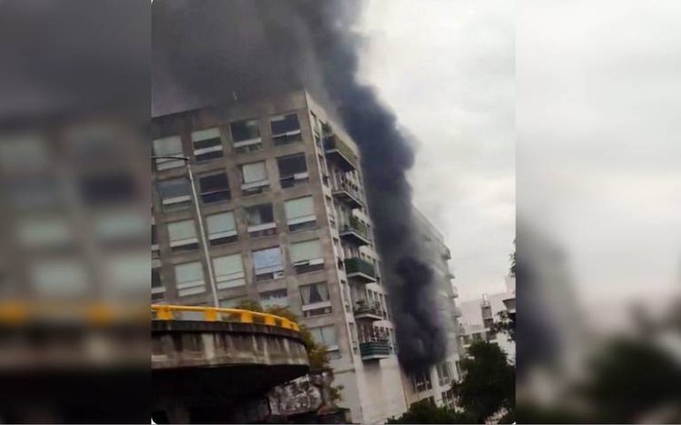 Desalojan a más de 500 personas por incendio en alcaldía Azcapotzalco