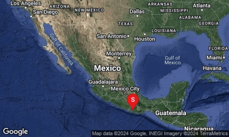 Reportan este martes sismo magnitud 5 con epicentro en Oaxaca