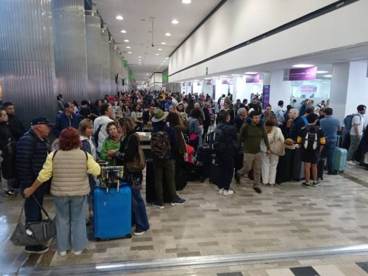 Reportan fallas en aerolíneas en México tras falla global de Microsoft