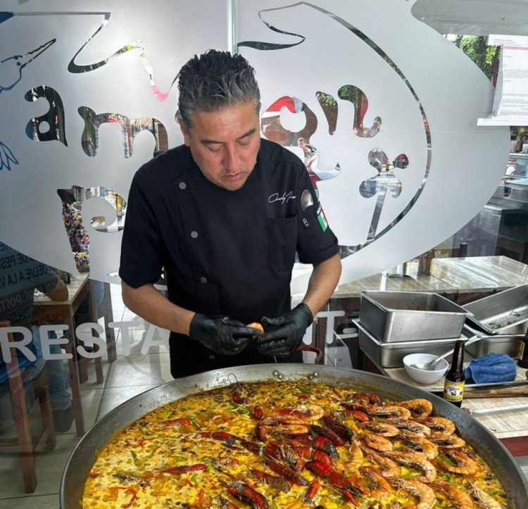 Representará a México chef poblano en la Copa Mundial de la Paella 2024