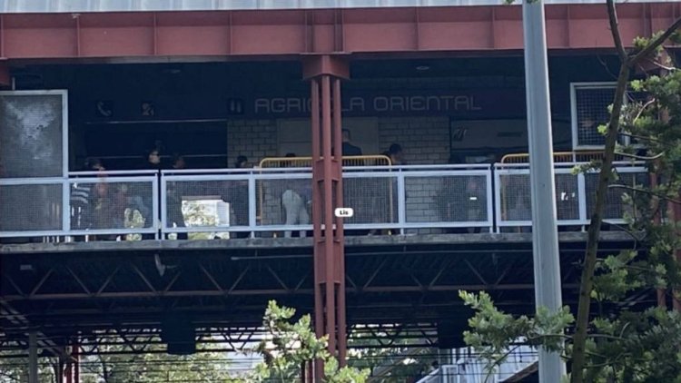 Hombre fallece en la estación Agrícola Oriental de la Línea A del Metro