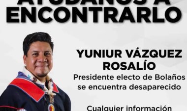 Reportan como desaparecido a alcalde electo de Bolaños, Jalisco