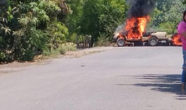 Jornada violenta en Buenavista, Michoacán; reportan quema de vehículos y ataques con explosivos