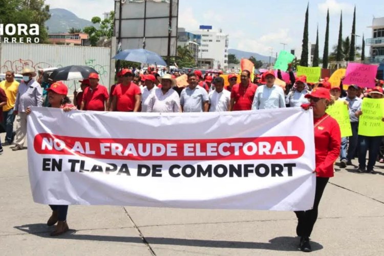 Simpatizantes de excandidato piden anular la elección en Tlapa, Guerrero