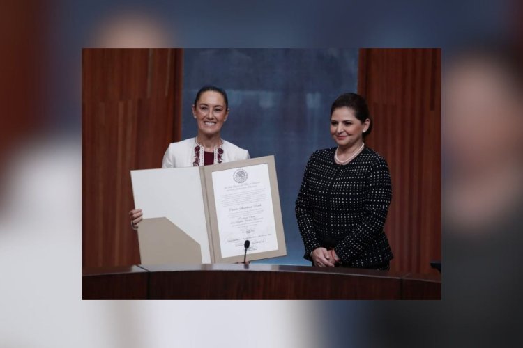 TEPJF entrega constancia de presidenta de México a Claudia Sheinbaum