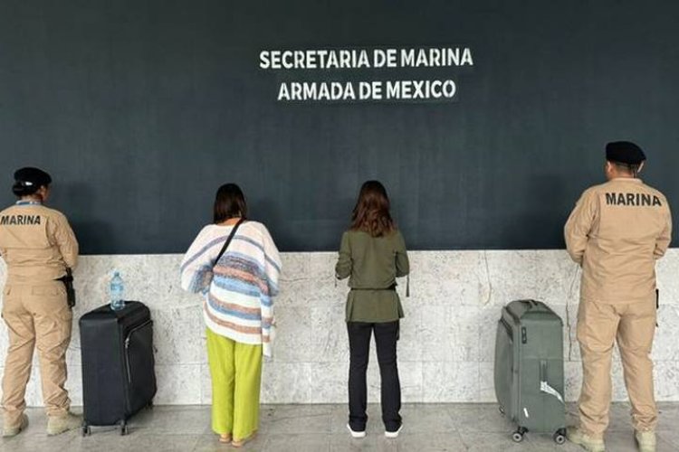 Detienen a extranjeras con precursores químicos de drogas en el Aeropuerto de la CDMX