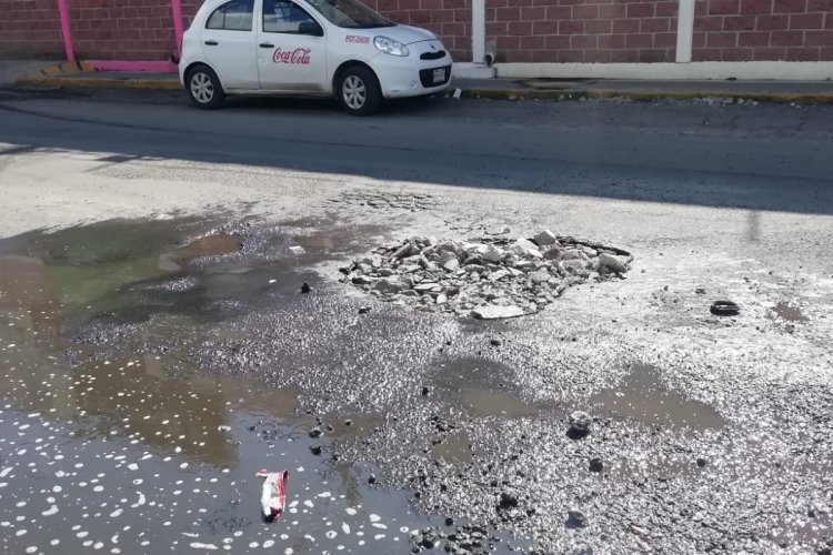 Denuncian pésimas condiciones de calles y avenidas en Toluca