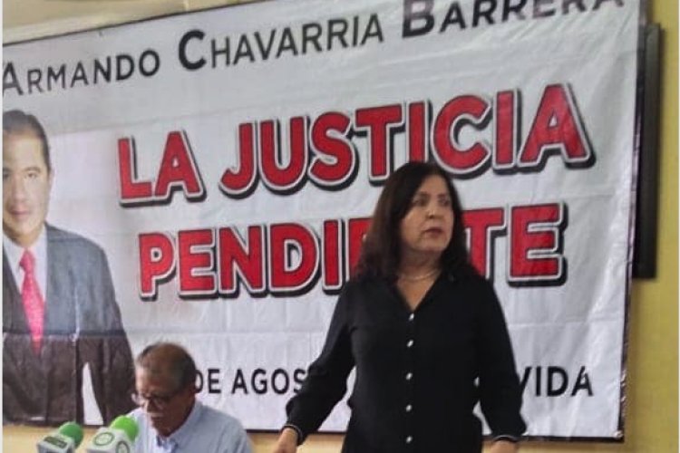 “Fue un crimen de Estado”, reitera viuda de exdiputado Armando Chavarría, a 15 años de su asesinato