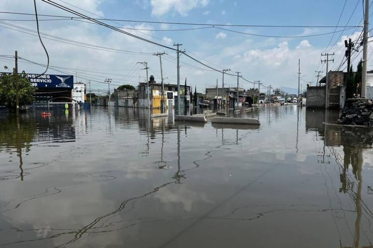 En Chalco Conagua no localiza tapón que mantiene inundaciones desde hace más de 20 días