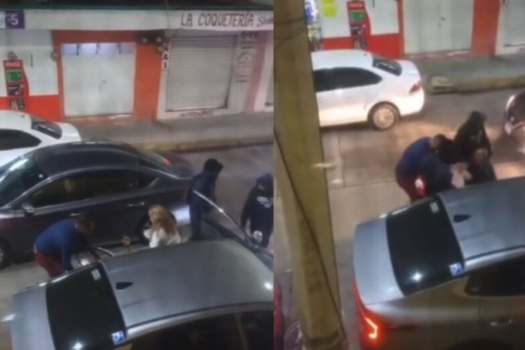 Sujetos intentan robar a un hombre en silla de ruedas en Ecatepec