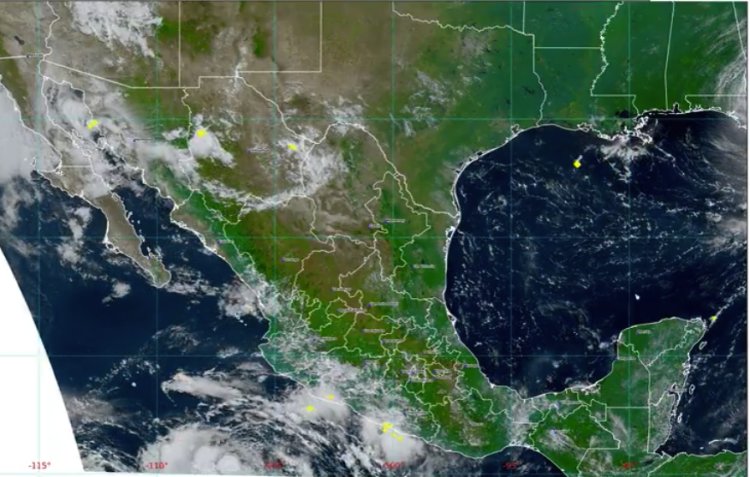 Reportan formación de tormenta tropical Fabio en el océano Pacífico