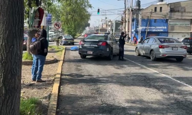 Muere abuelito tras ser embestido por camión de carga en Toluca