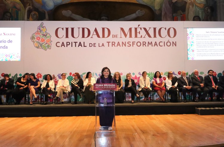 Clara Brugada anuncia a su gabinete para la jefatura de gobierno de la CDMX